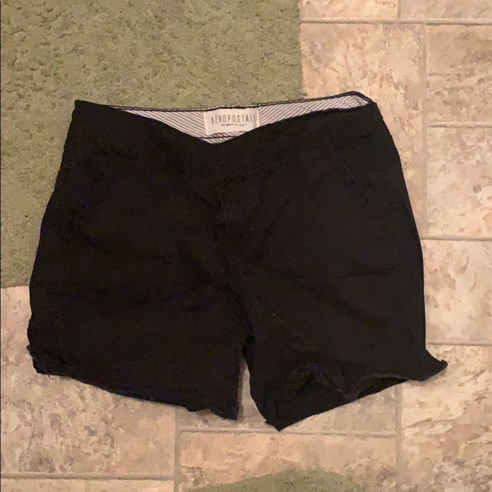 Midi twill shorts